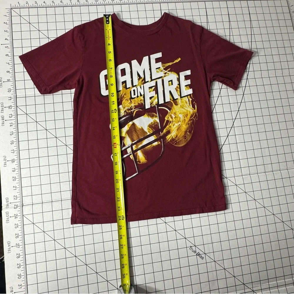 Children Place Red and Yellow Game On Fire T-Shirt Boys‎ XL